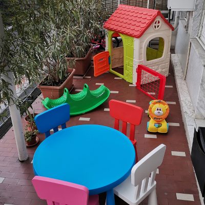 Finalmente il terrazzo dei bimbi è pronto!